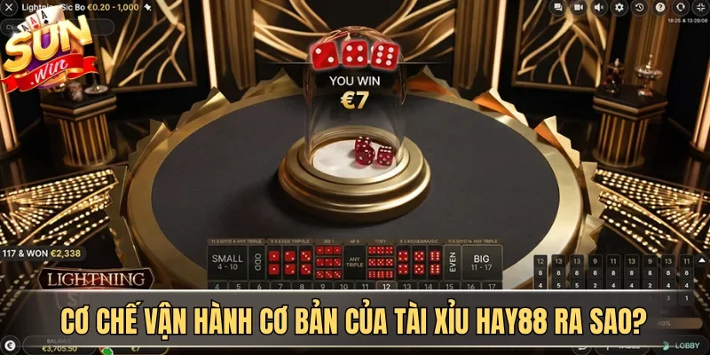 Cẩm Nang Chơi Tài Xỉu HAY88 Từ Cơ Bản Đến Nâng Cao 1 Sunwin Cơ chế vận hành cơ bản của Tài Xỉu HAY88 ra sao?