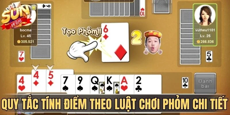Luật Chơi Phỏm Chi Tiết - Bí Kíp Bất Bại Từ Sunwin 4 Sunwin Quy tắc tính điểm theo luật chơi Phỏm chi tiết