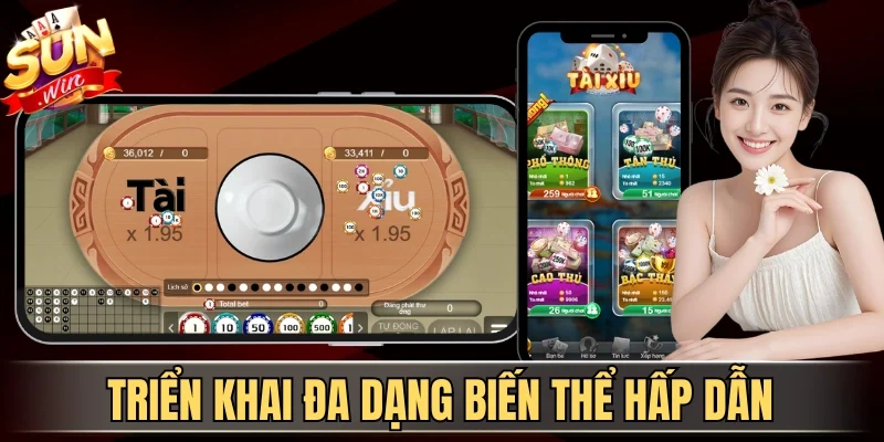Tài Xỉu 8kbet - Giải Trí Sôi Động Nhận Thưởng Cực Khủng 3 Sunwin Triển khai đa dạng biến thể trải nghiệm